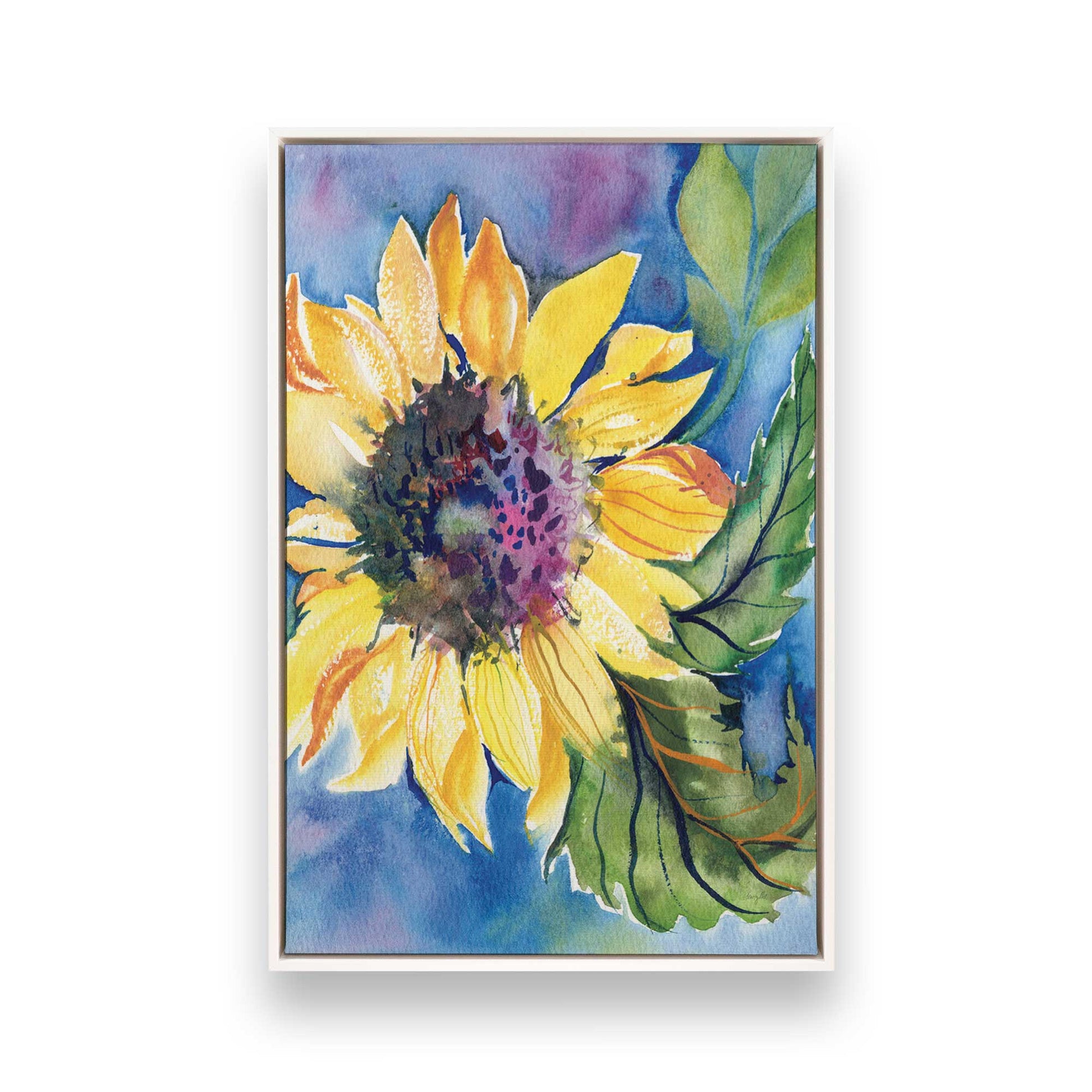 [Color:Opaque White], Picture of art in a White frame