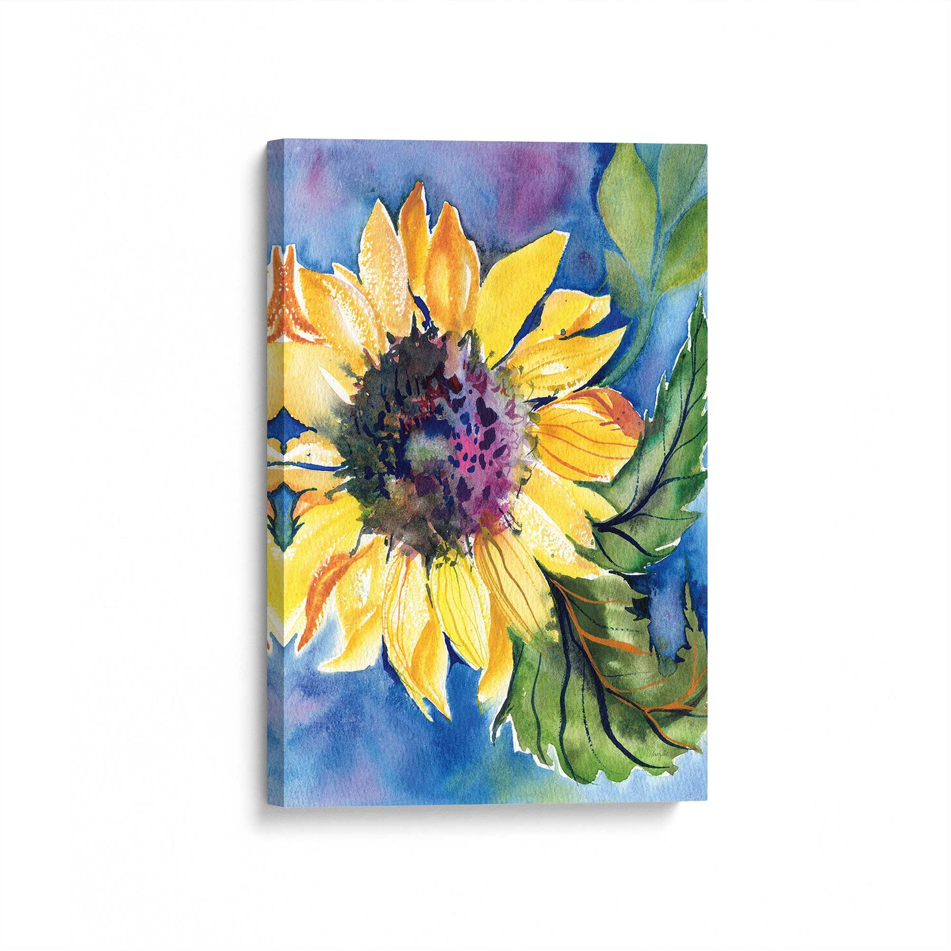 [Color:Stretched Canvas], Picture of art at an angle