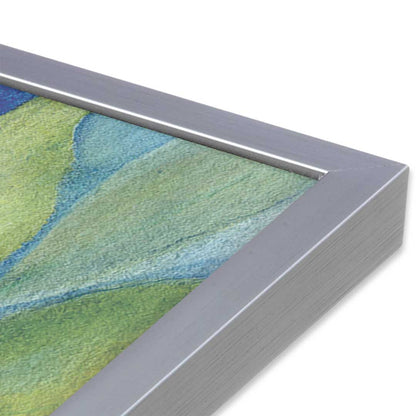 [Color:Polished Chrome], Picture of art in a Polished Chrome frame at an angle