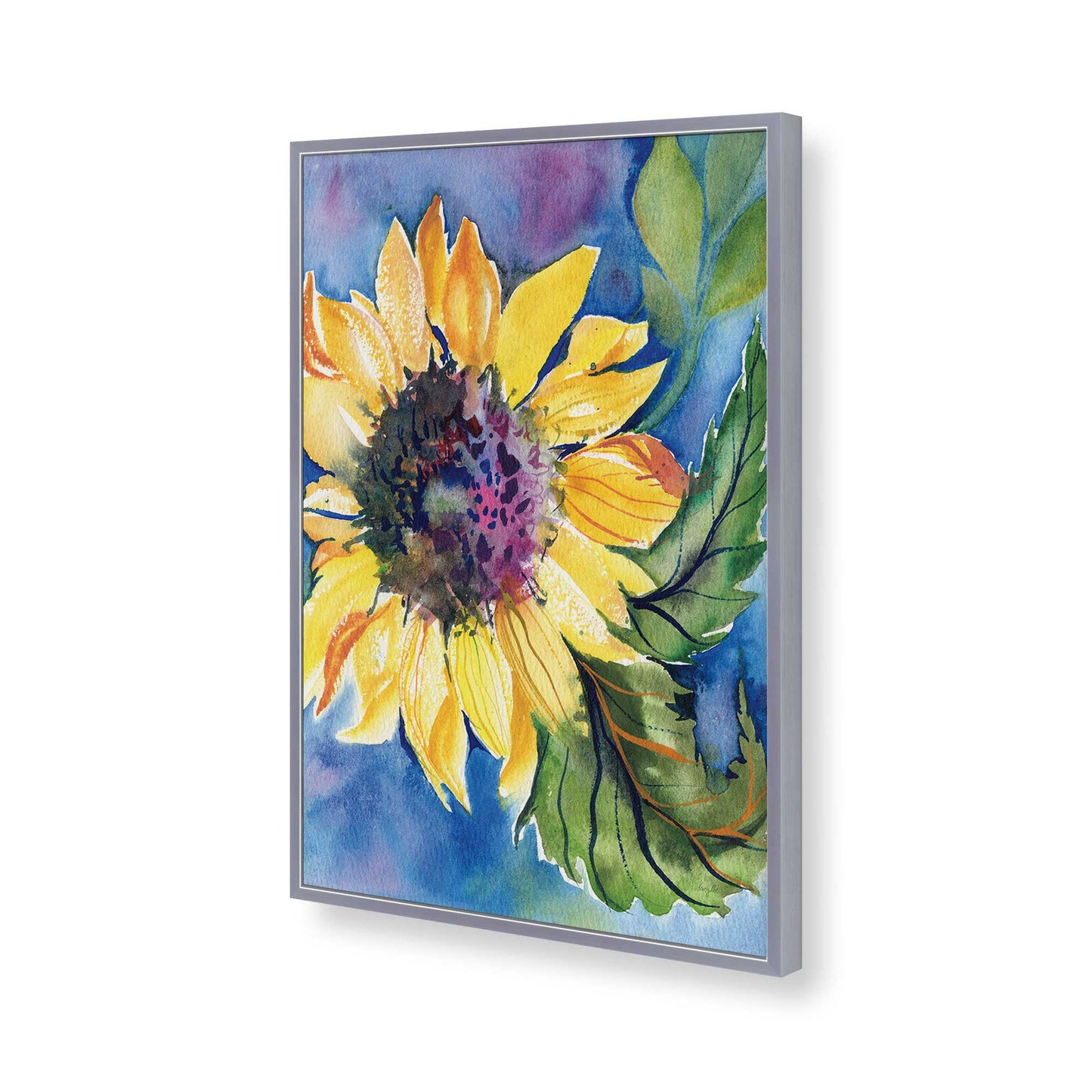 [Color:Polished Chrome], Picture of art in a Polished Chrome frame of the corner