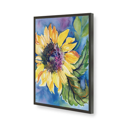 [Color:Satin Black], Picture of art in a Satin Black frame of the corner