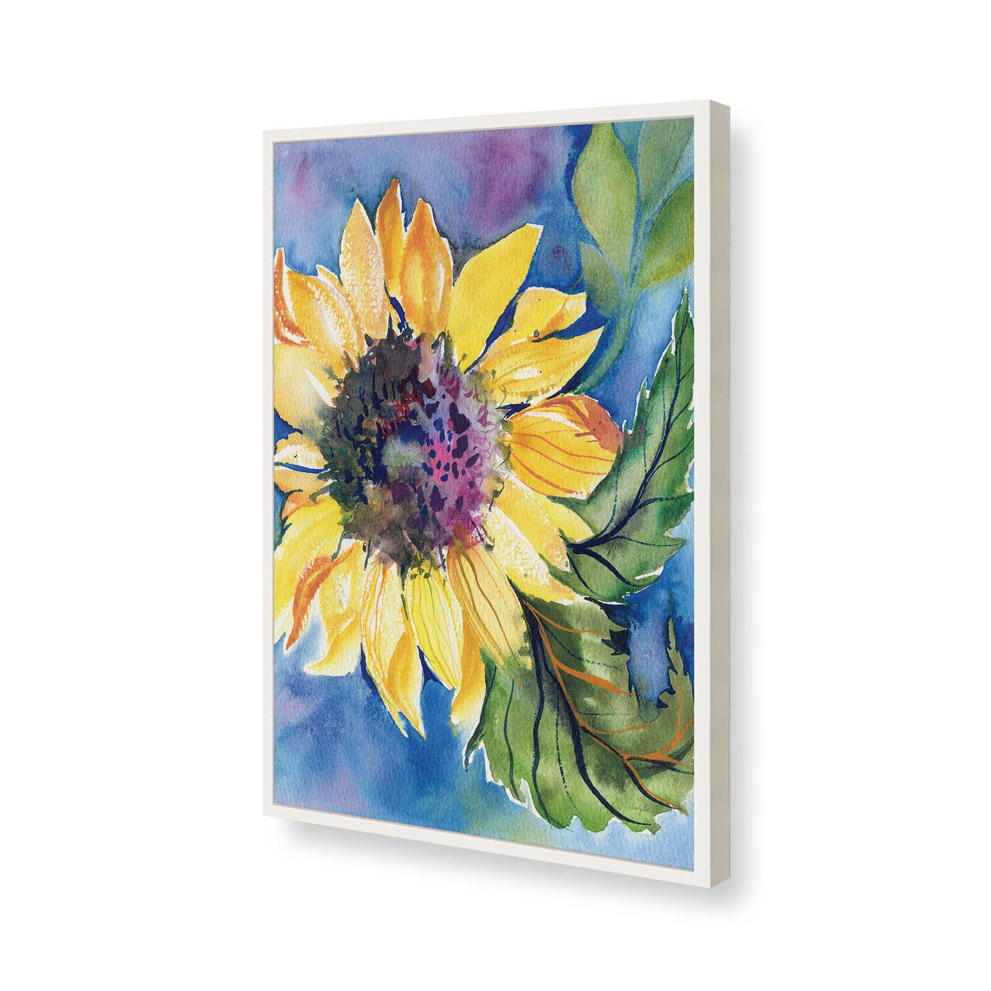 [Color:Opaque White], Picture of art in a Opaque White frame of the corner