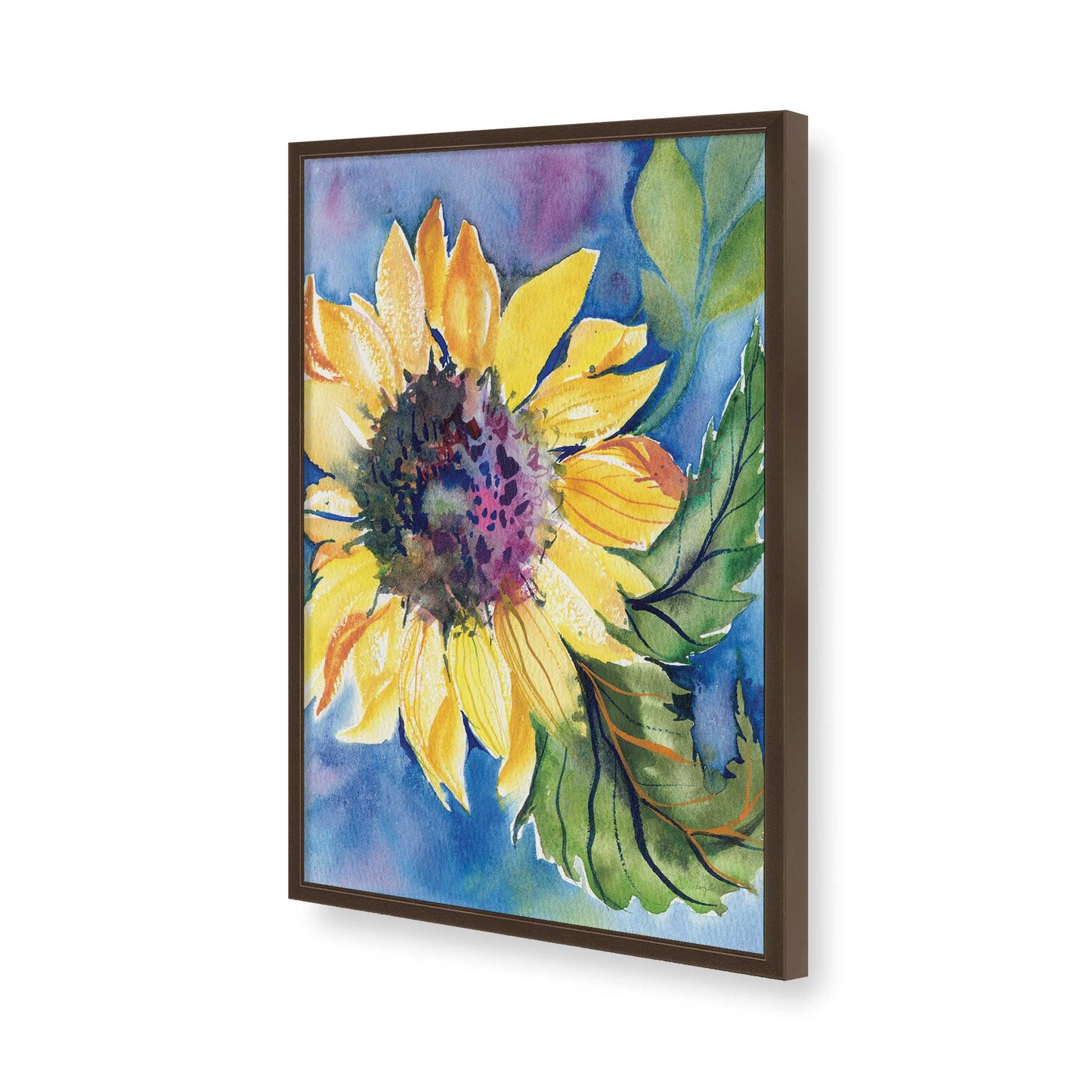 [Color:Belvinder Brown], Picture of art in a Belvinder Brown frame of the corner
