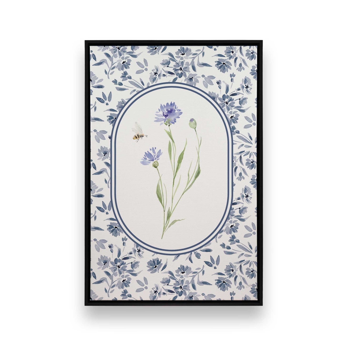 [Color:Satin Black], Picture of art in a Satin Black frame