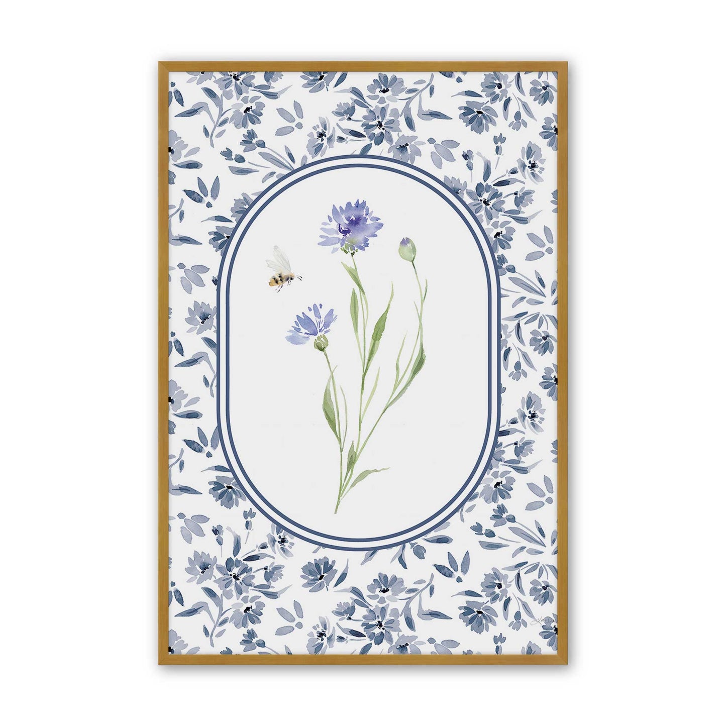 [Color:Polished Gold], Picture of art in a Polished Gold frame