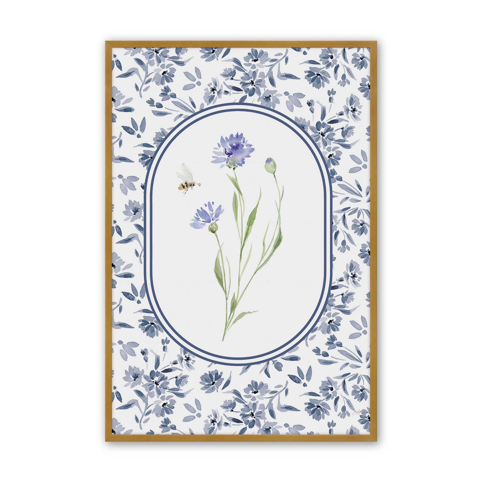 [Color:Polished Gold], Picture of art in a Polished Gold frame