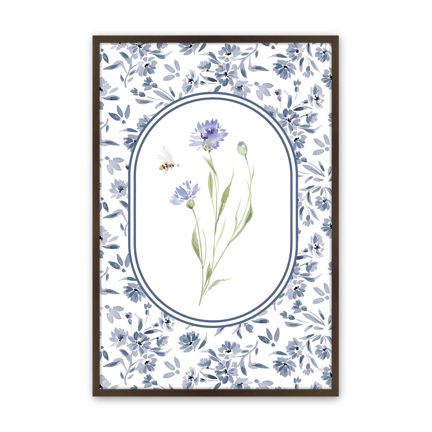 [Color:Belvinder Brown], Picture of art in a Belvinder Brown frame