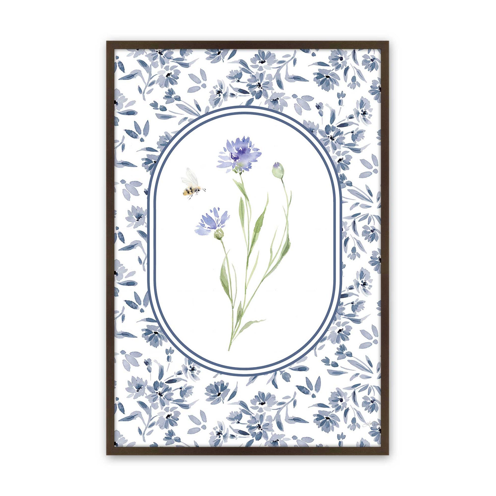 [Color:Belvinder Brown], Picture of art in a Belvinder Brown frame