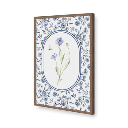 [Color:Walnut], Picture of art in a Walnut frame of the corner