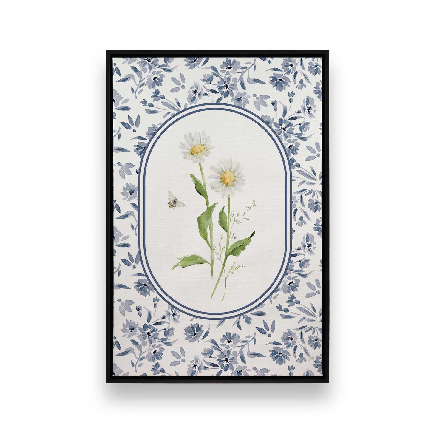 [Color:Satin Black], Picture of art in a Satin Black frame