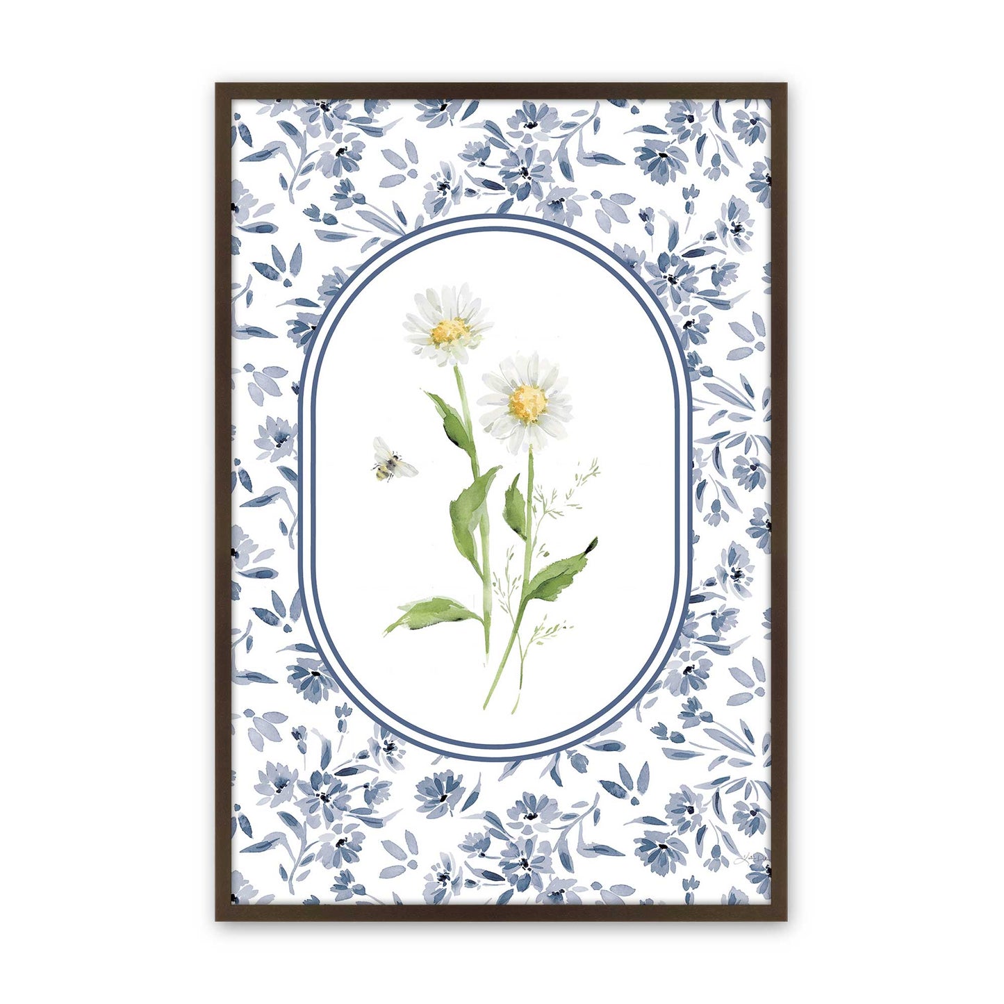 [Color:Belvinder Brown], Picture of art in a Belvinder Brown frame