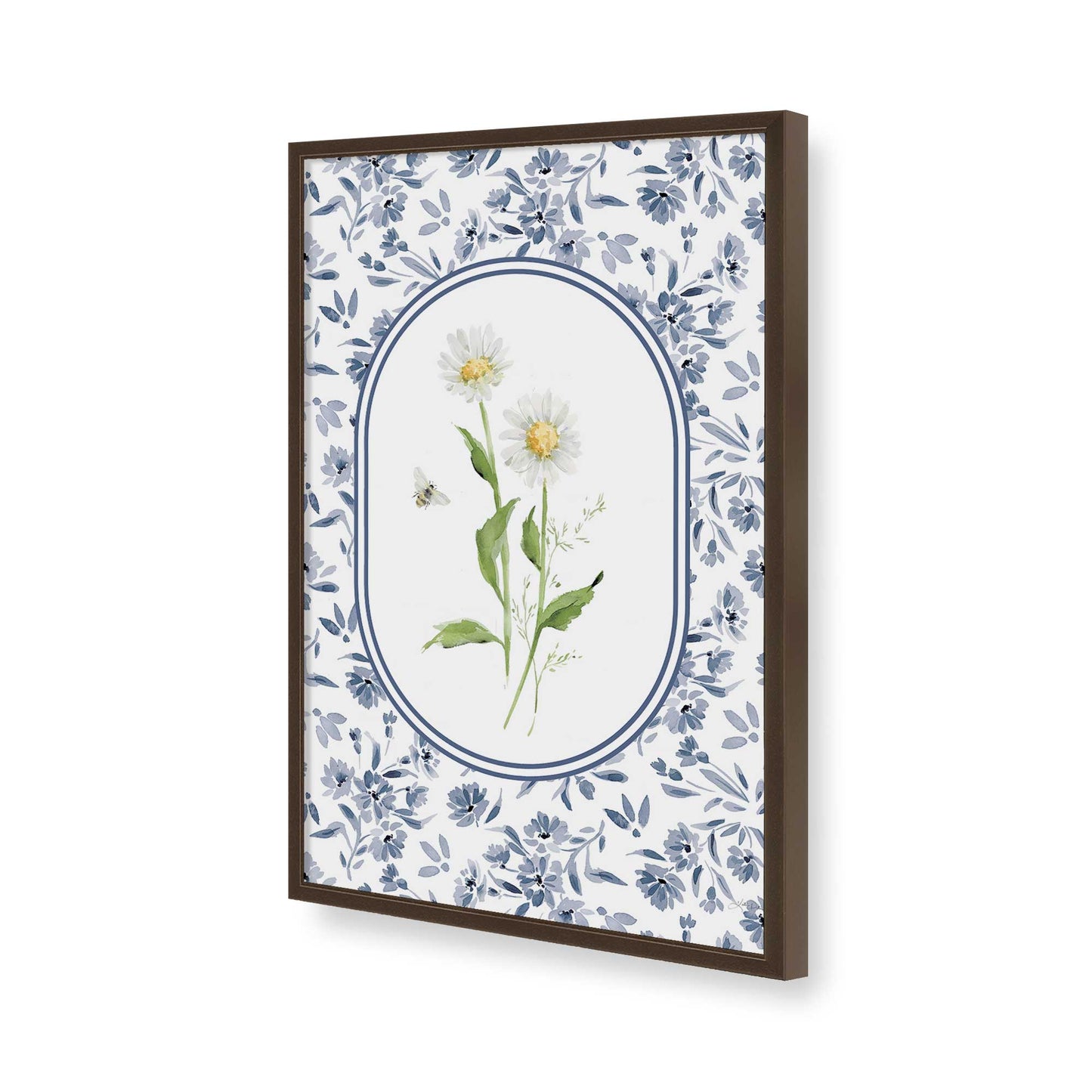 [Color:Belvinder Brown], Picture of art in a Belvinder Brown frame of the corner