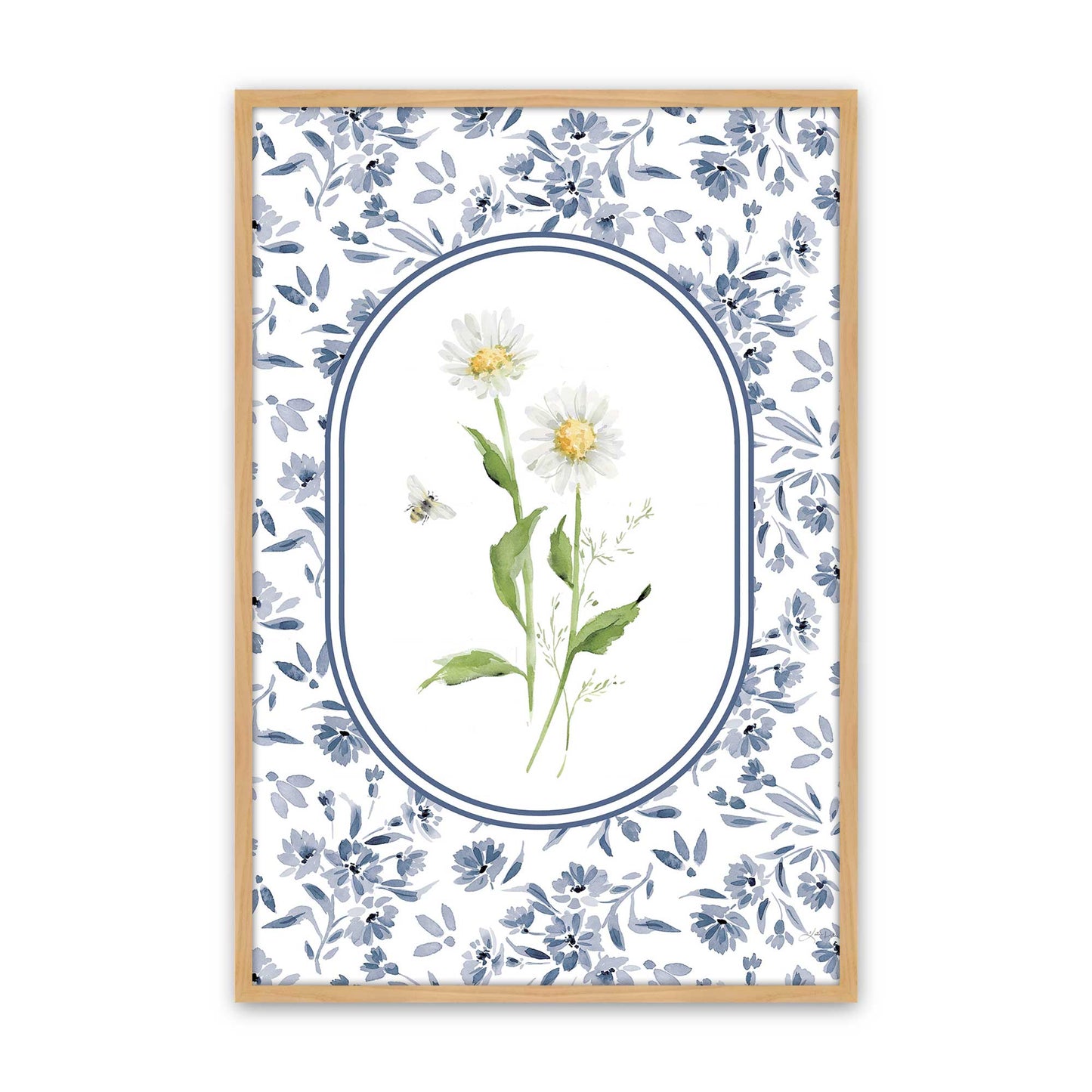 [Color:American Maple], Picture of art in a American Maple frame