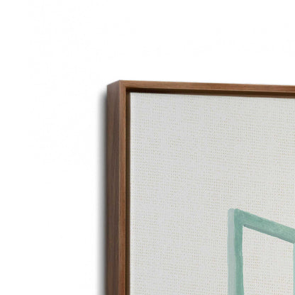 [Color:Walnut], Picture of art in a Walnut frame at an angle