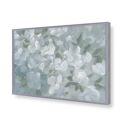 [Color:Polished Chrome], Picture of art in a Polished Chrome frame of the corner