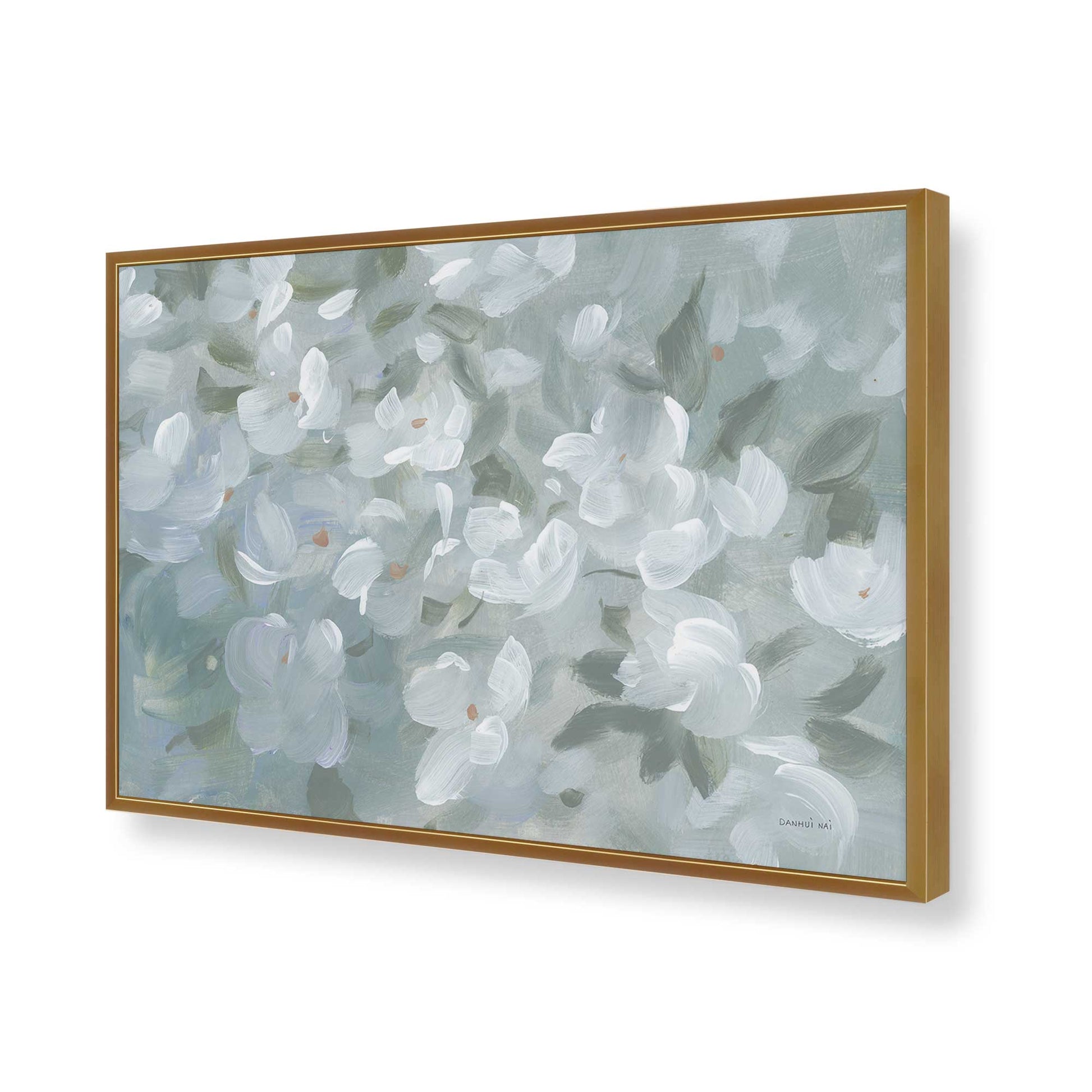 [Color:Polished Gold], Picture of art in a Polished Gold frame of the corner