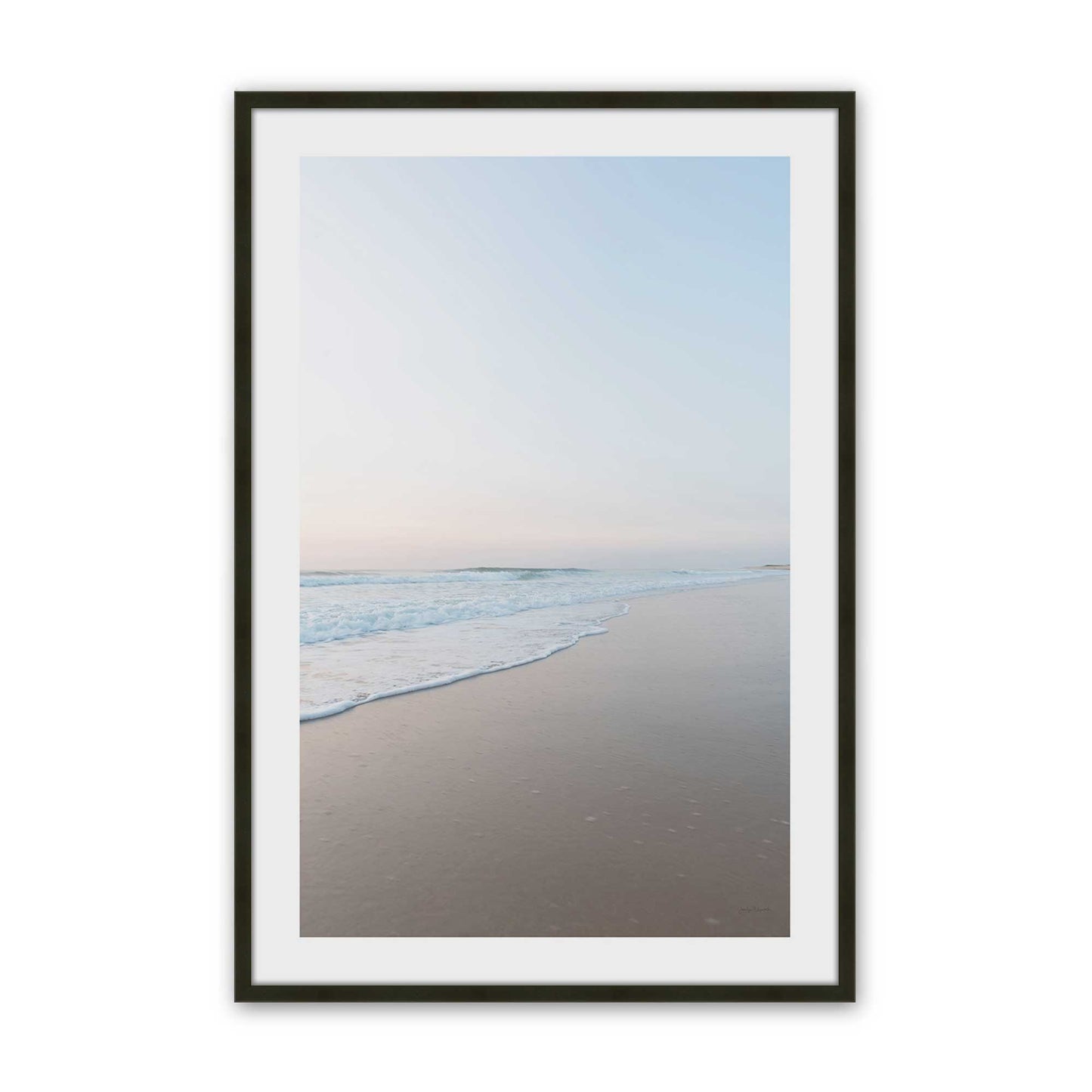 [Color:Satin Black], Picture of art in a Satin Black frame
