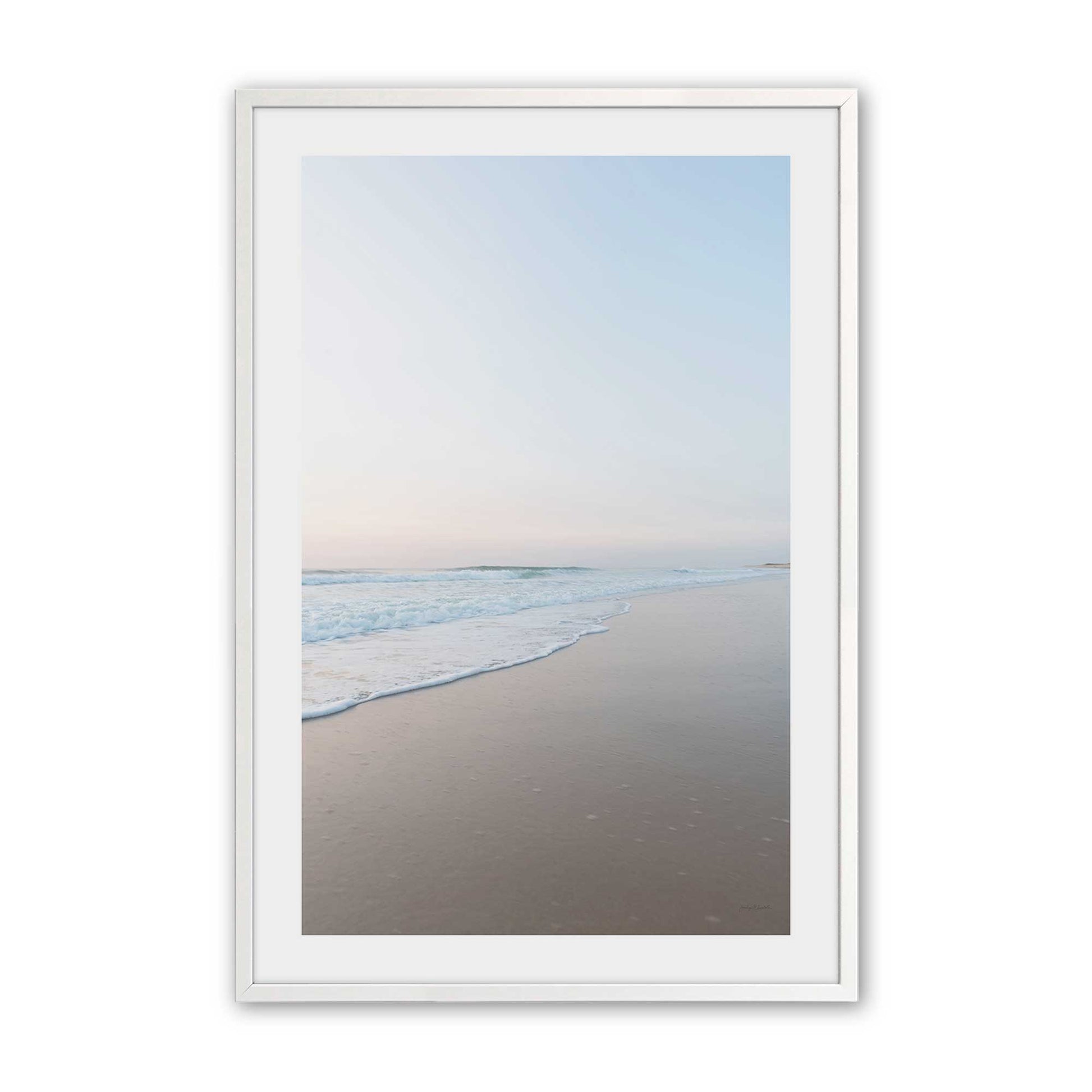 [Color:Opaque White], Picture of art in a Opaque White frame