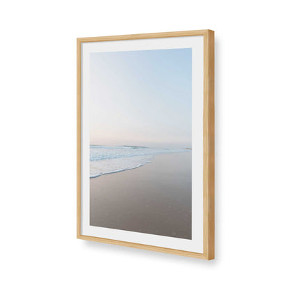 [Color:American Maple], Picture of art in a American Maple frame of the corner