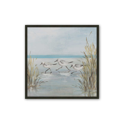 [Color:Satin Black], Picture of art in a Satin Black frame