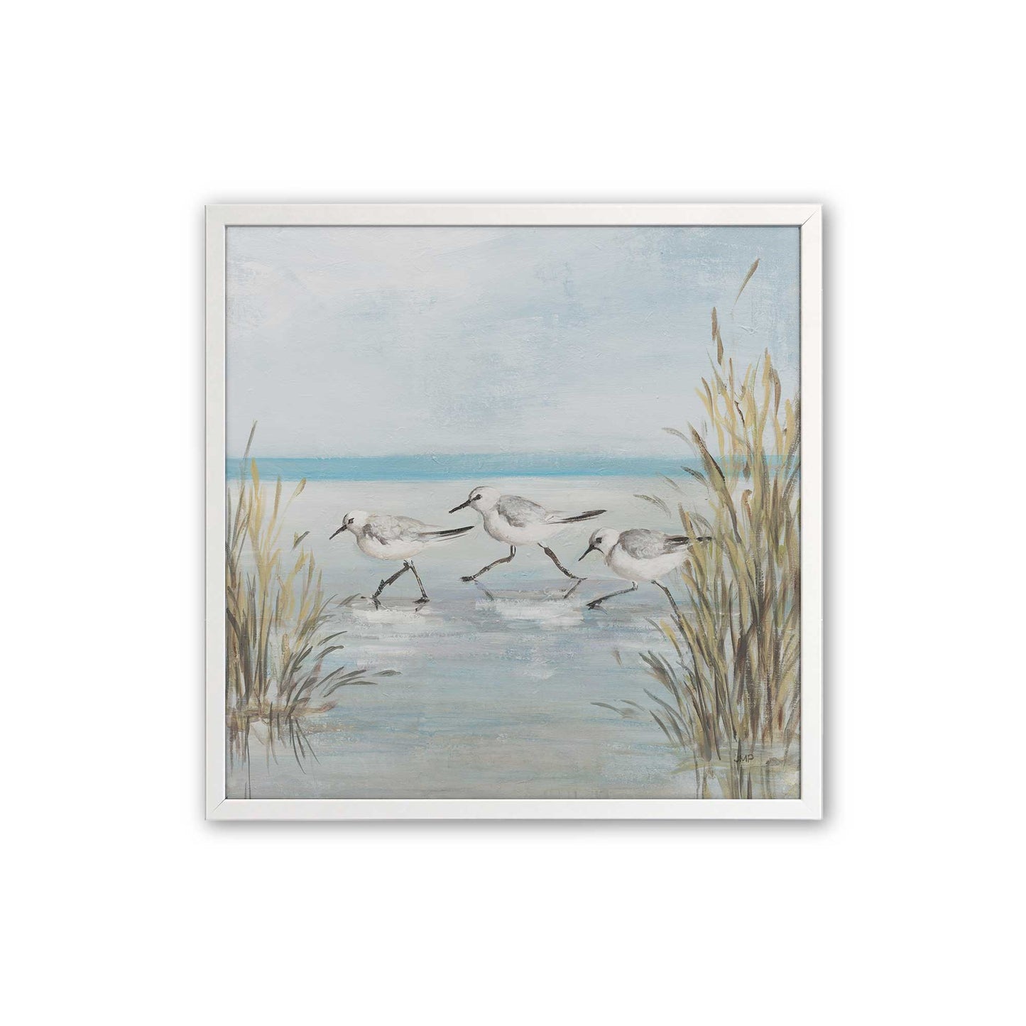 [Color:Opaque White], Picture of art in a Opaque White frame