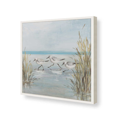 [Color:Opaque White], Picture of art in a Opaque White frame of the corner