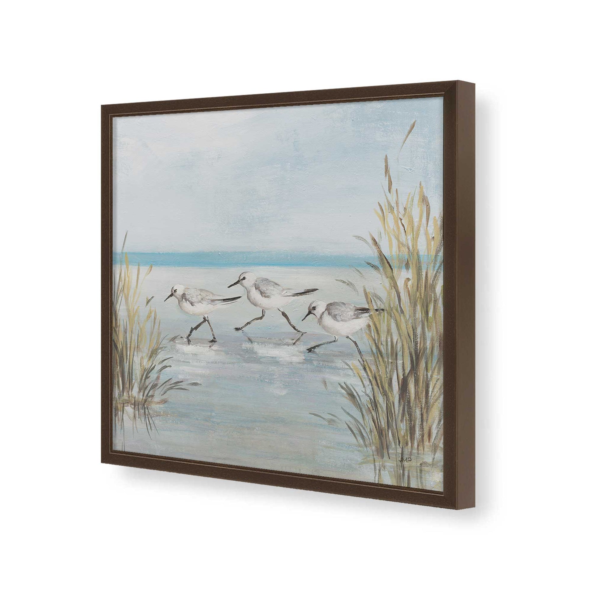 [Color:Espresso], Picture of art in a Espresso frame of the corner