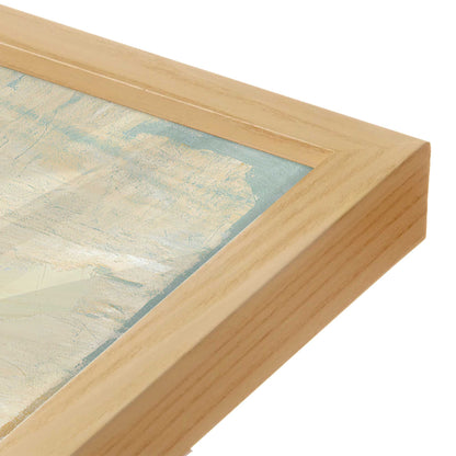 [Color:American Maple], Picture of art in a American Maple frame at an angle