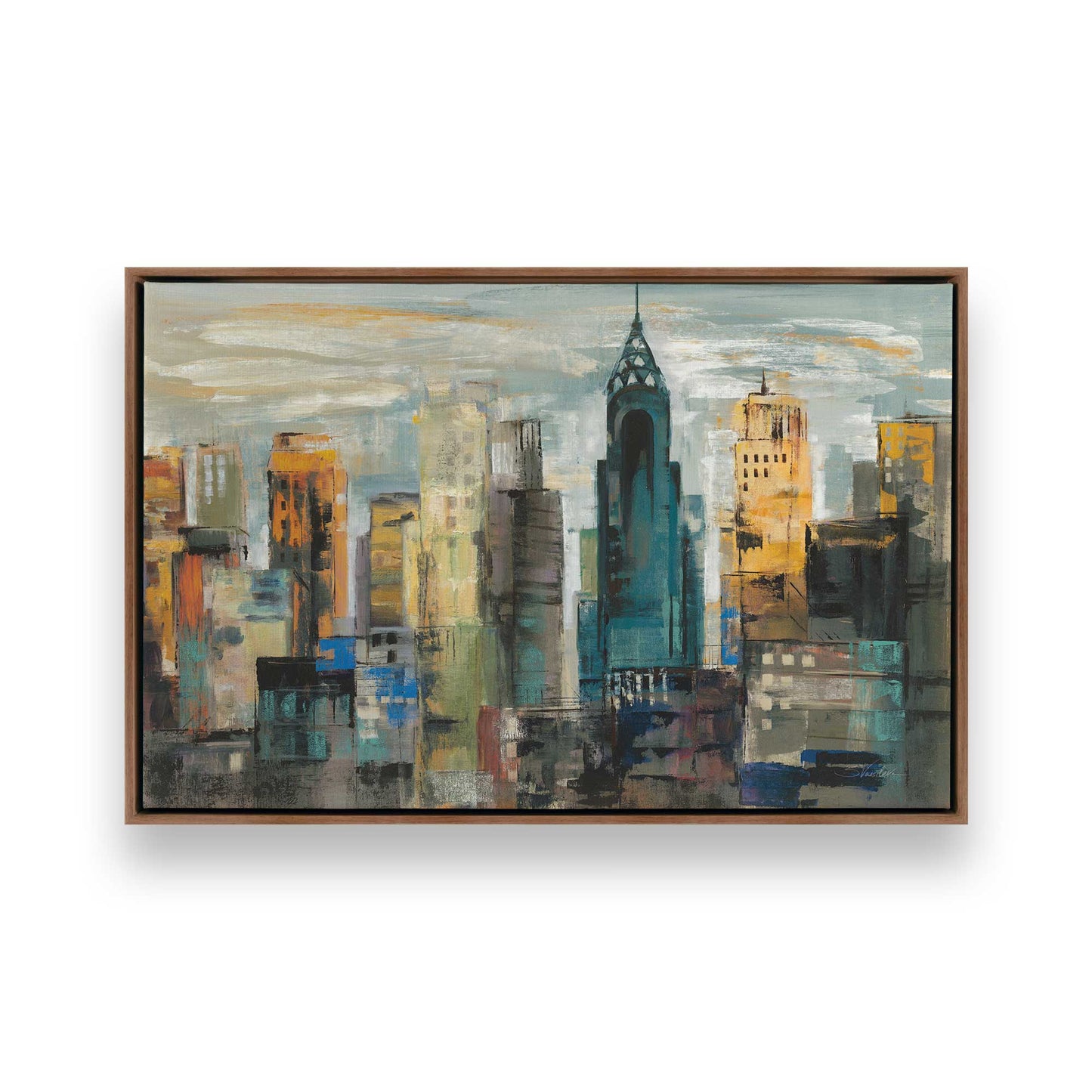 [Color:Walnut], Picture of art in a Walnut frame