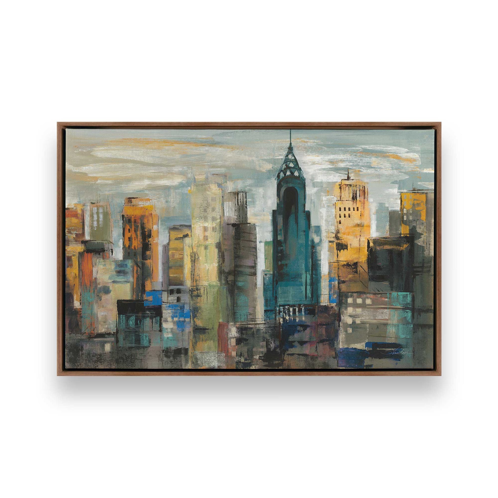 [Color:Walnut], Picture of art in a Walnut frame