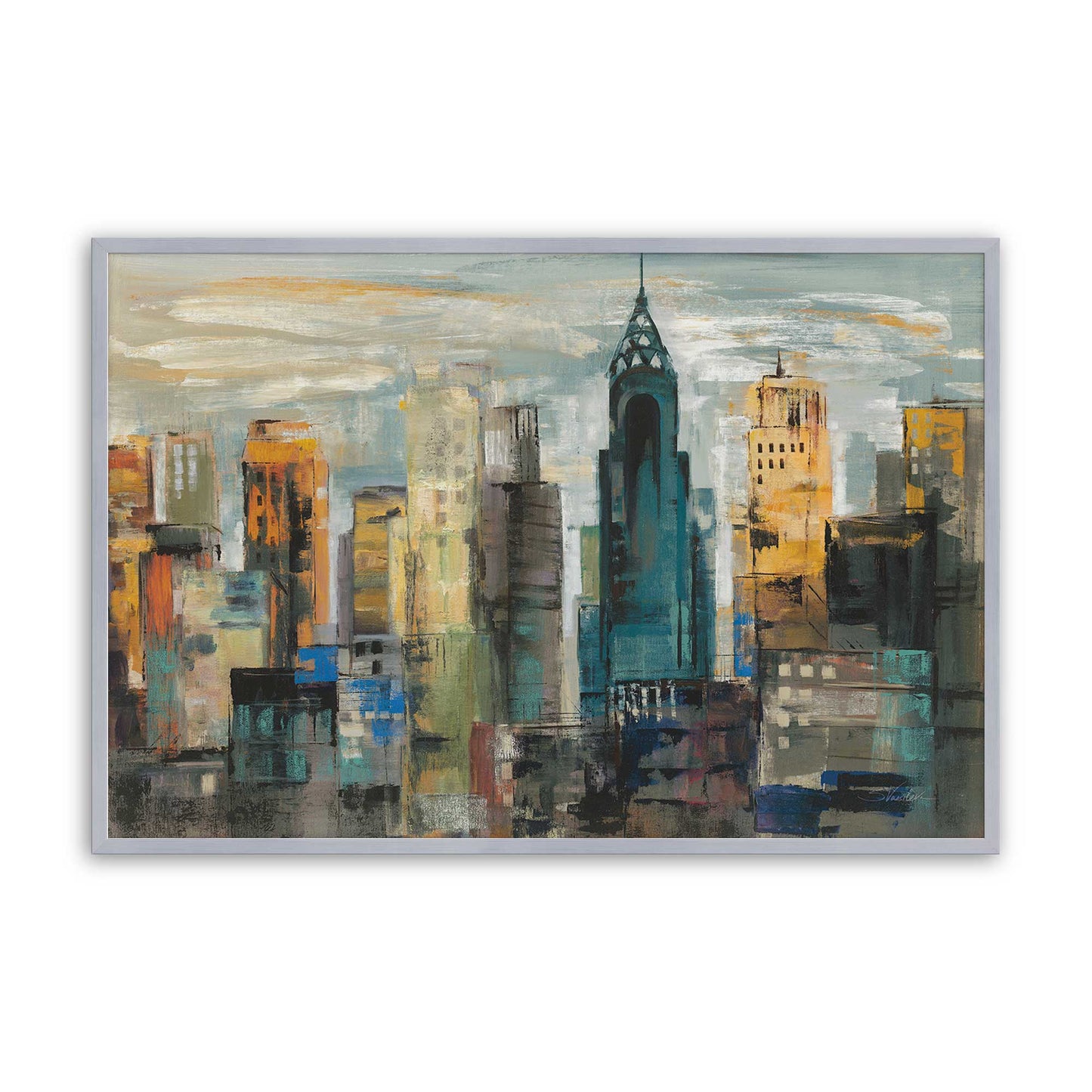 [Color:Polished Chrome], Picture of art in a Polished Chrome frame