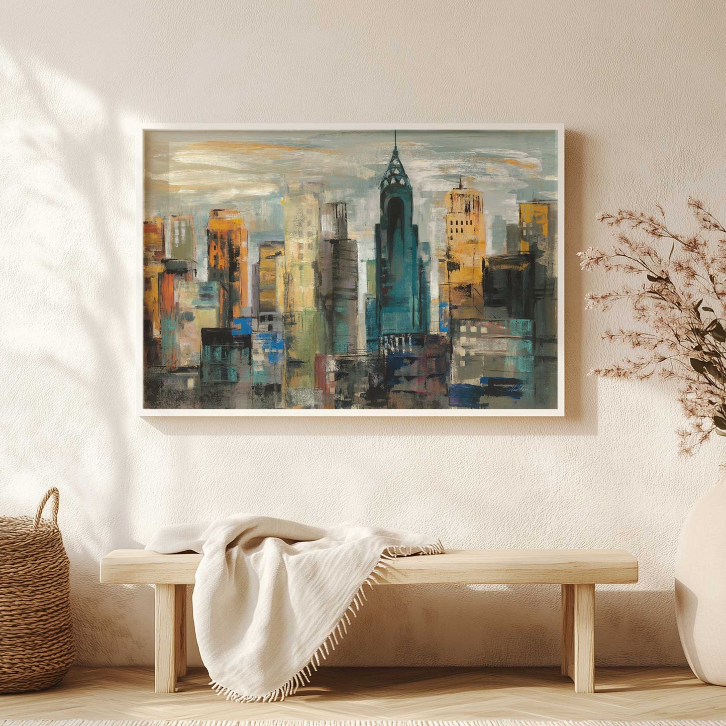 Picture of art in a room