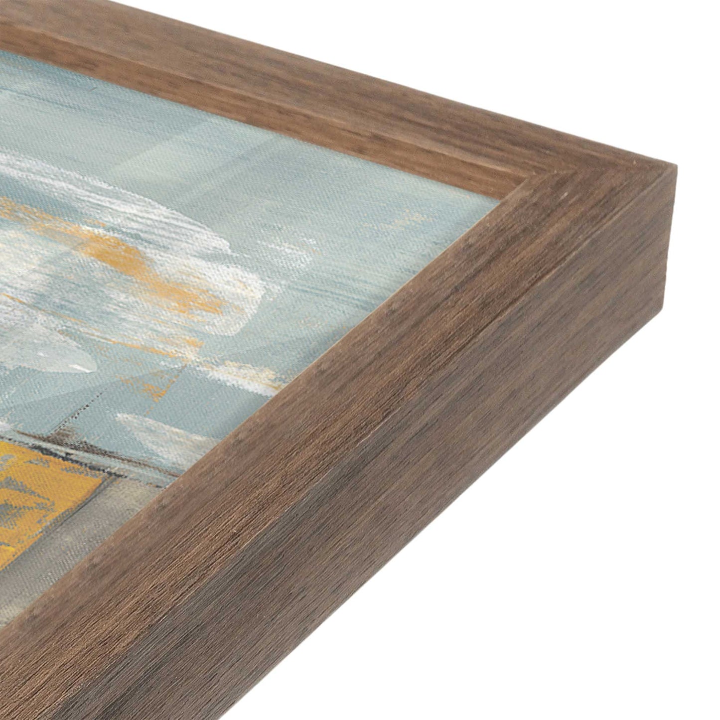 [Color:Walnut], Picture of art in a Walnut frame at an angle
