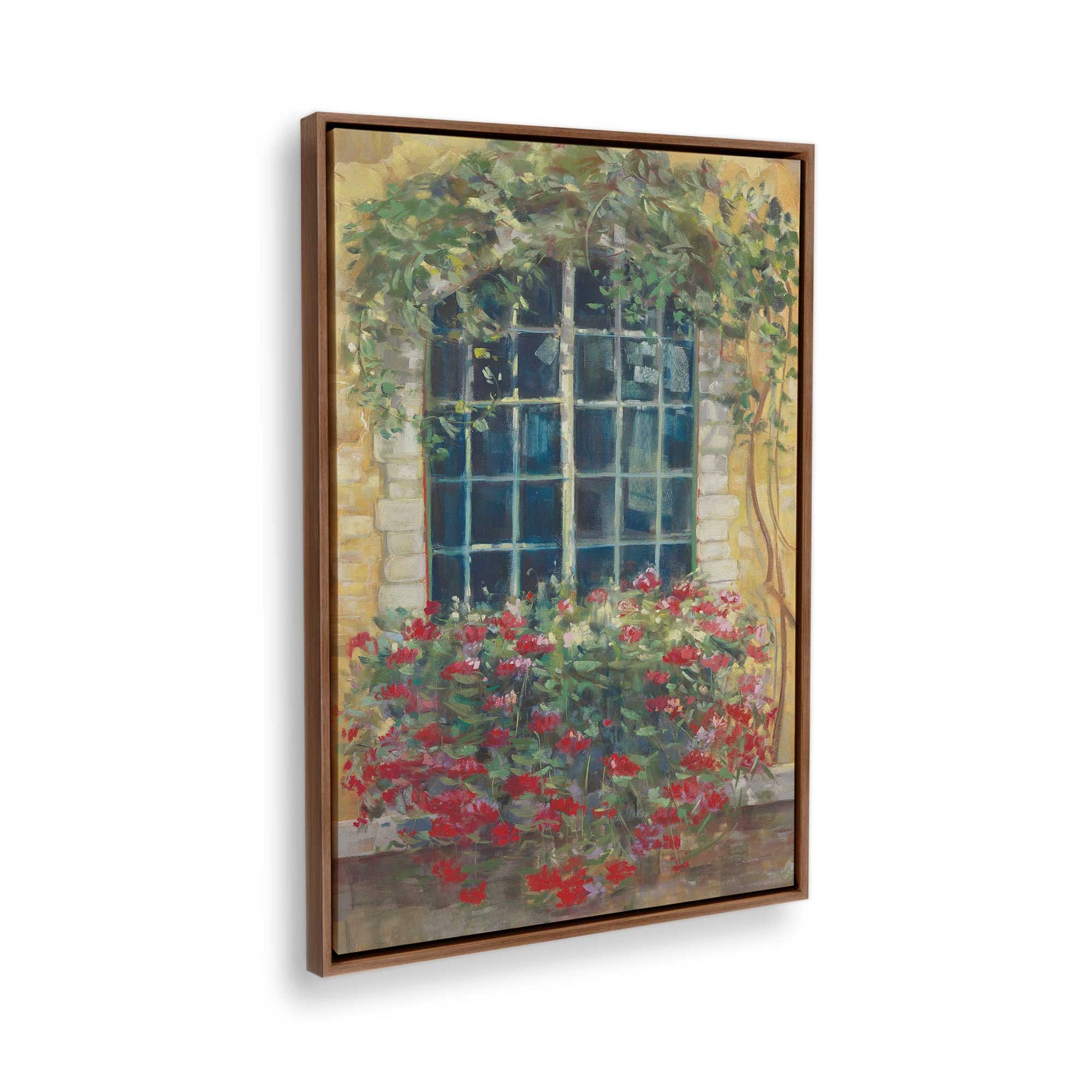 [Color:Walnut], Picture of the corner of the art