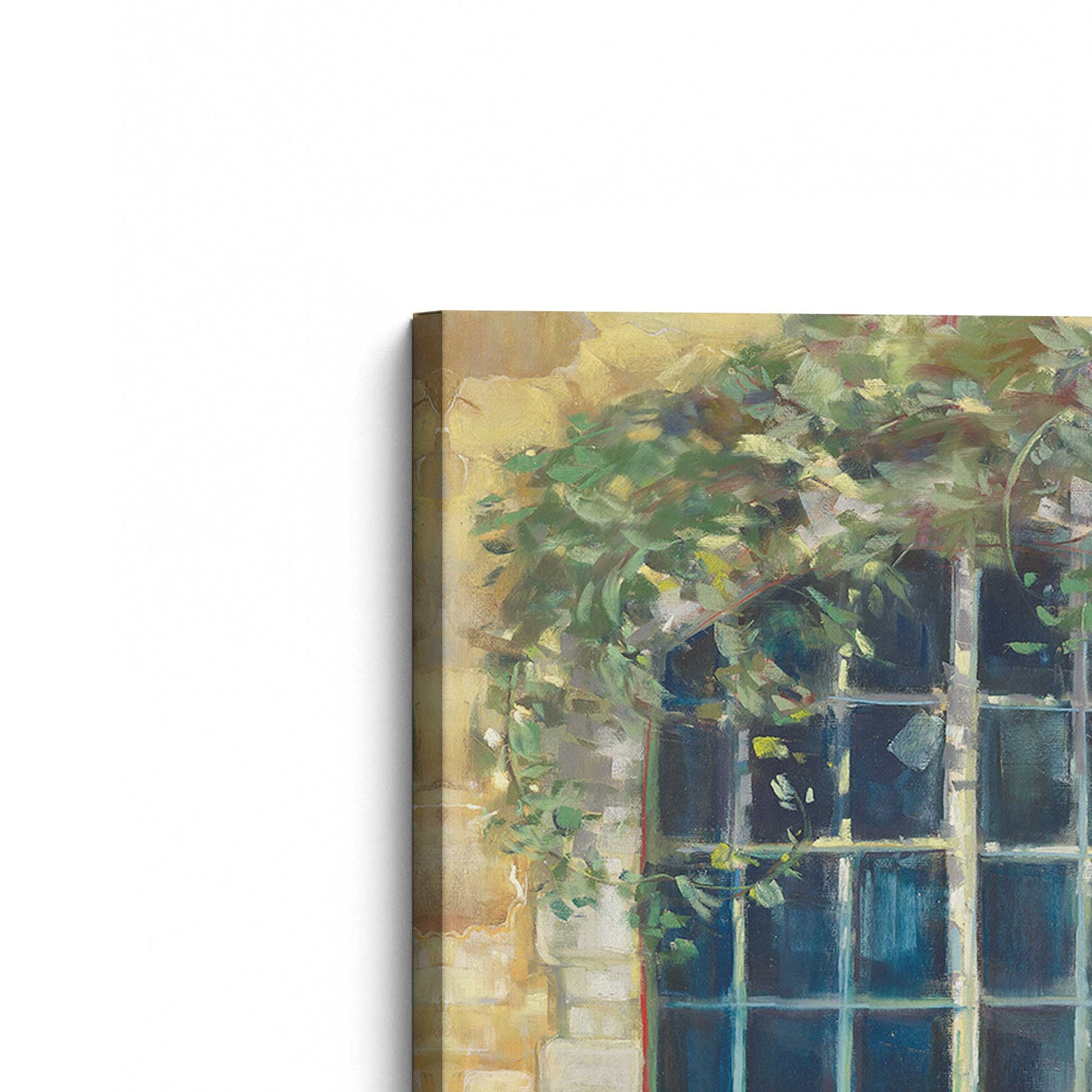 [Color:Stretched Canvas], Picture of the corner of the art