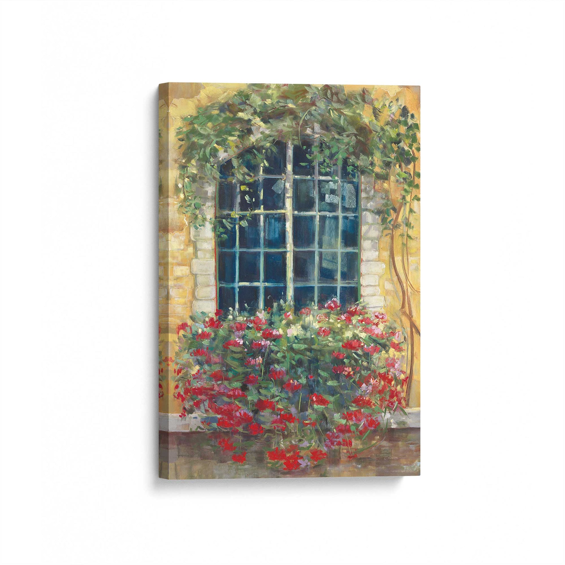 [Color:Stretched Canvas], Picture of art at an angle