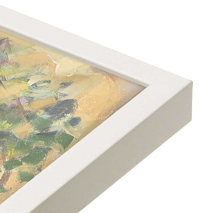 [Color:Opaque White], Picture of art in a Opaque White frame at an angle
