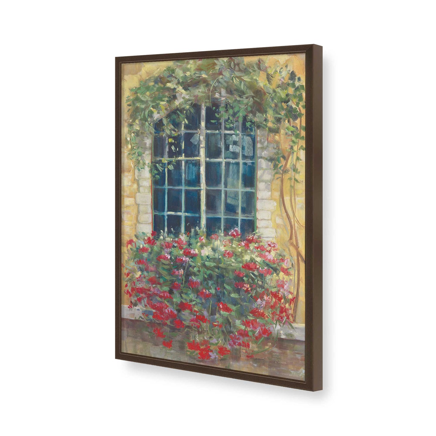 [Color:Belvinder Brown], Picture of art in a Belvinder Brown frame of the corner