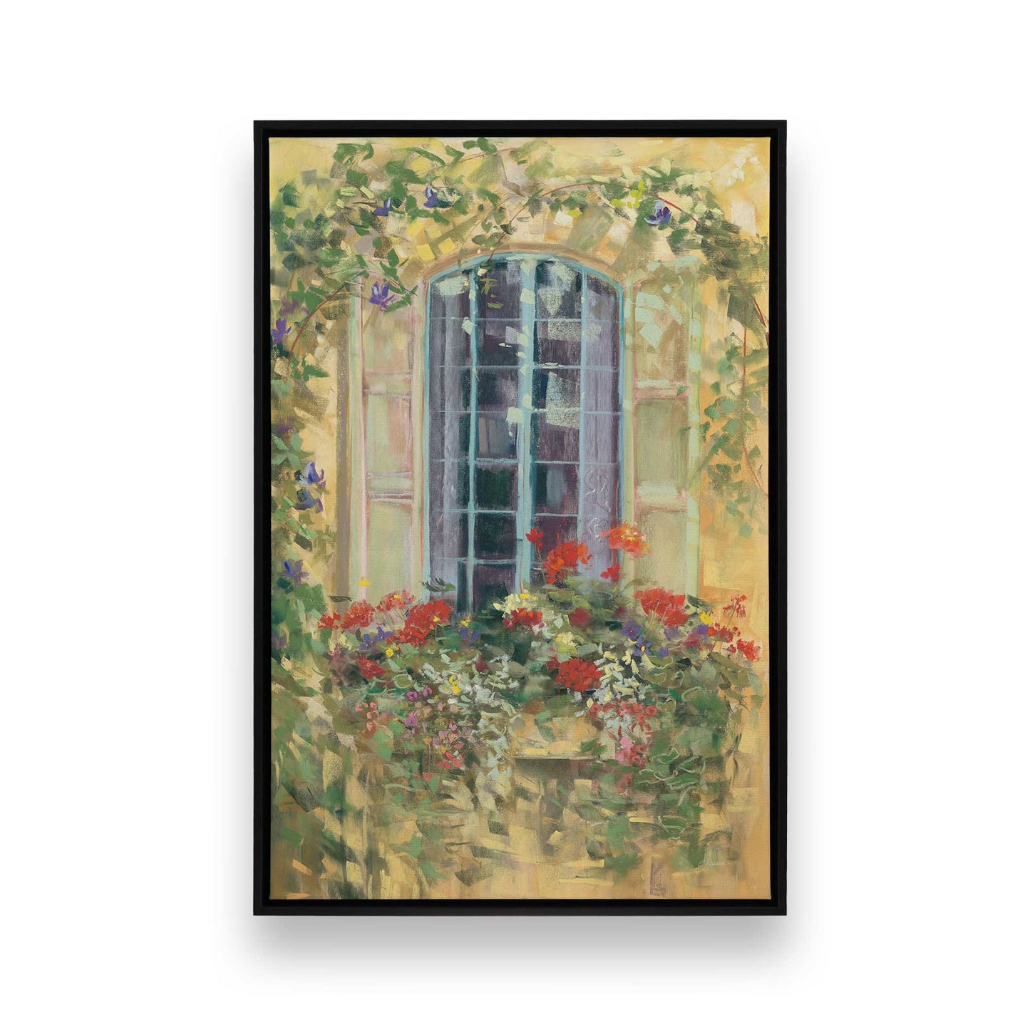 [Color:Satin Black], Picture of art in a Satin Black frame