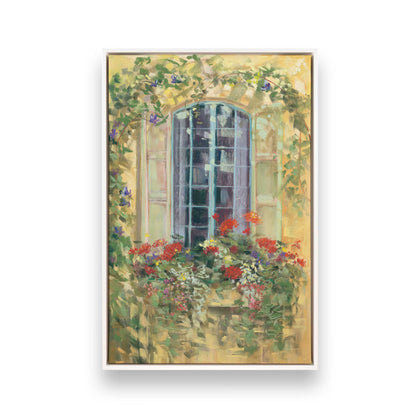 [Color:Opaque White], Picture of art in a White frame