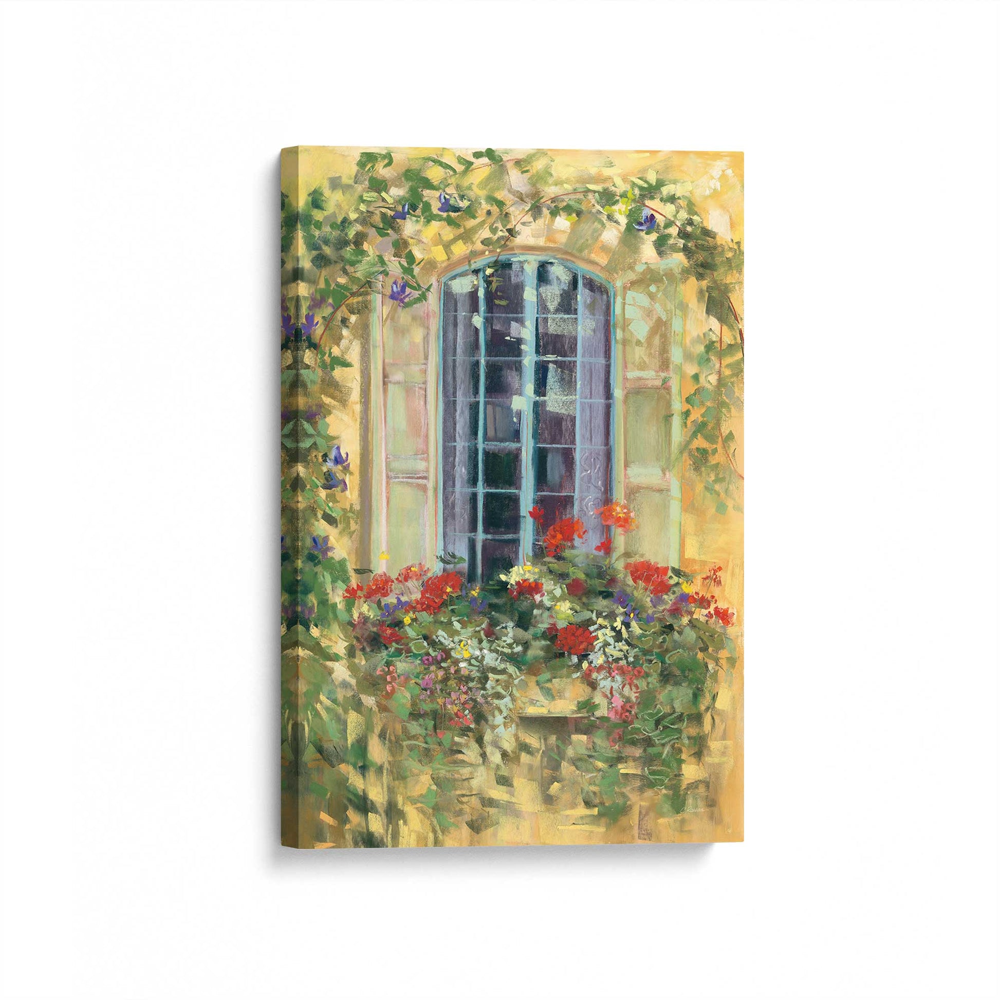 [Color:Stretched Canvas], Picture of art at an angle