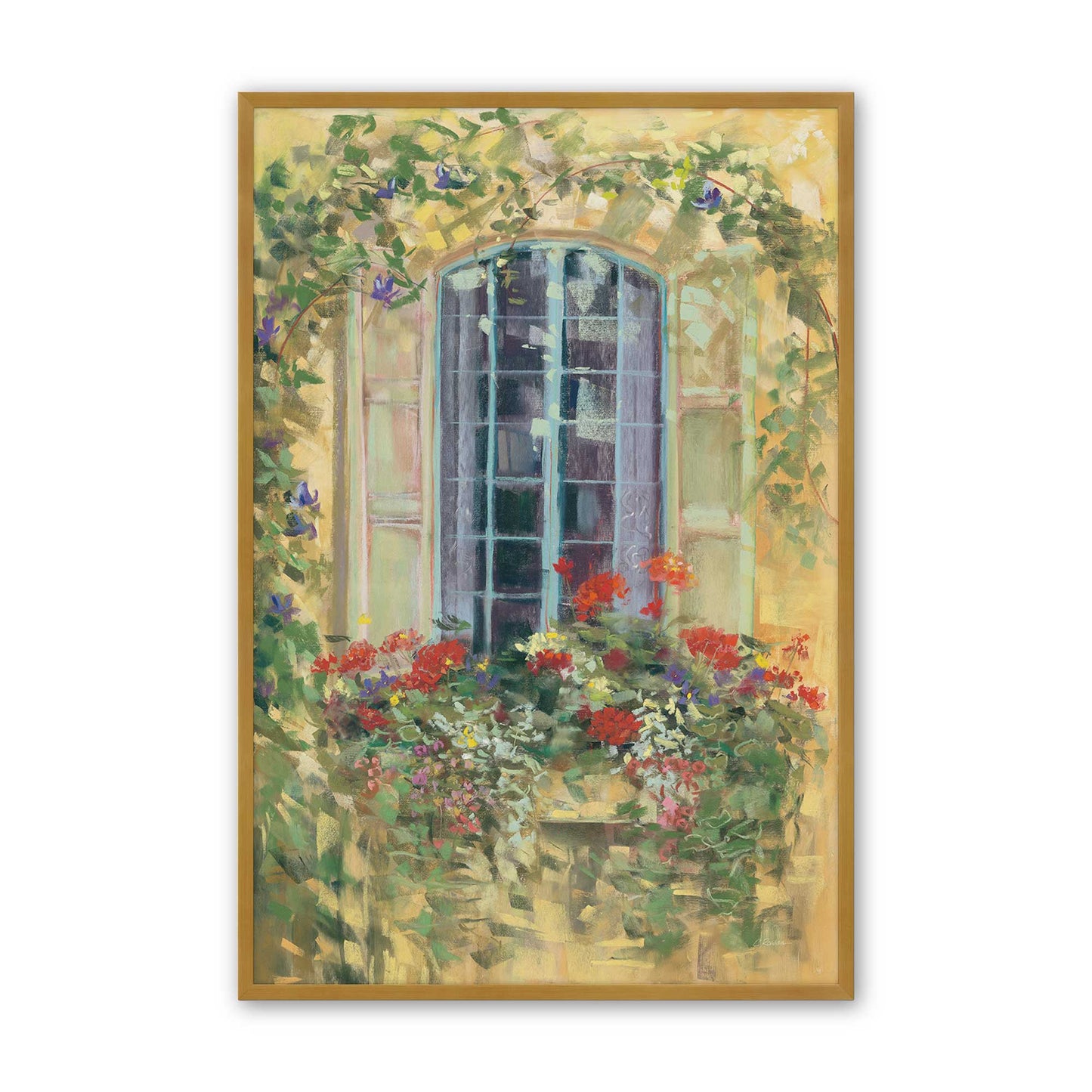 [Color:Polished Gold], Picture of art in a Polished Gold frame