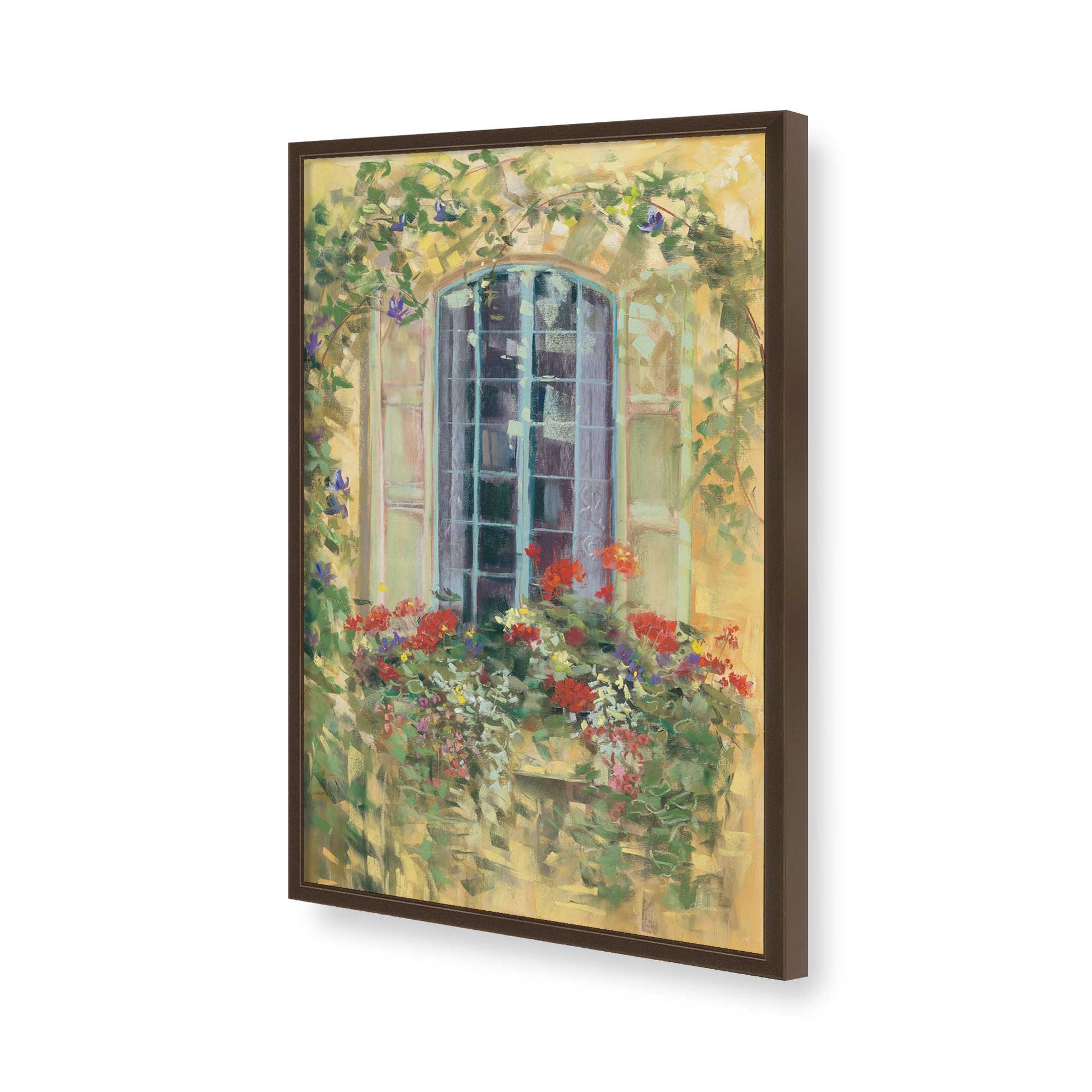 [Color:Belvinder Brown], Picture of art in a Belvinder Brown frame of the corner