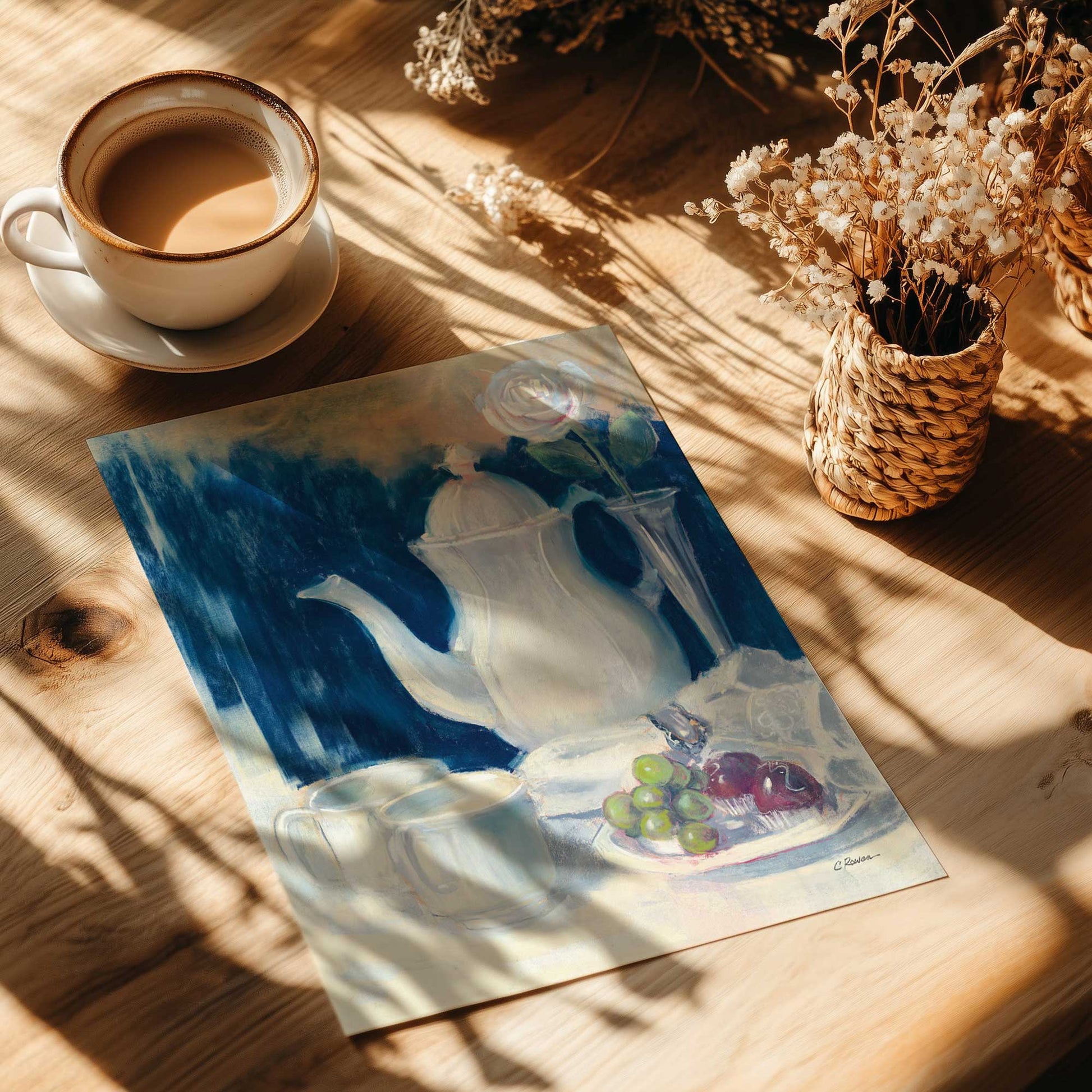 [Color:Rolled Print], Picture of close up of art