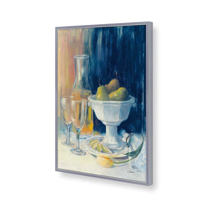 [Color:Polished Chrome], Picture of art in a Polished Chrome frame of the corner