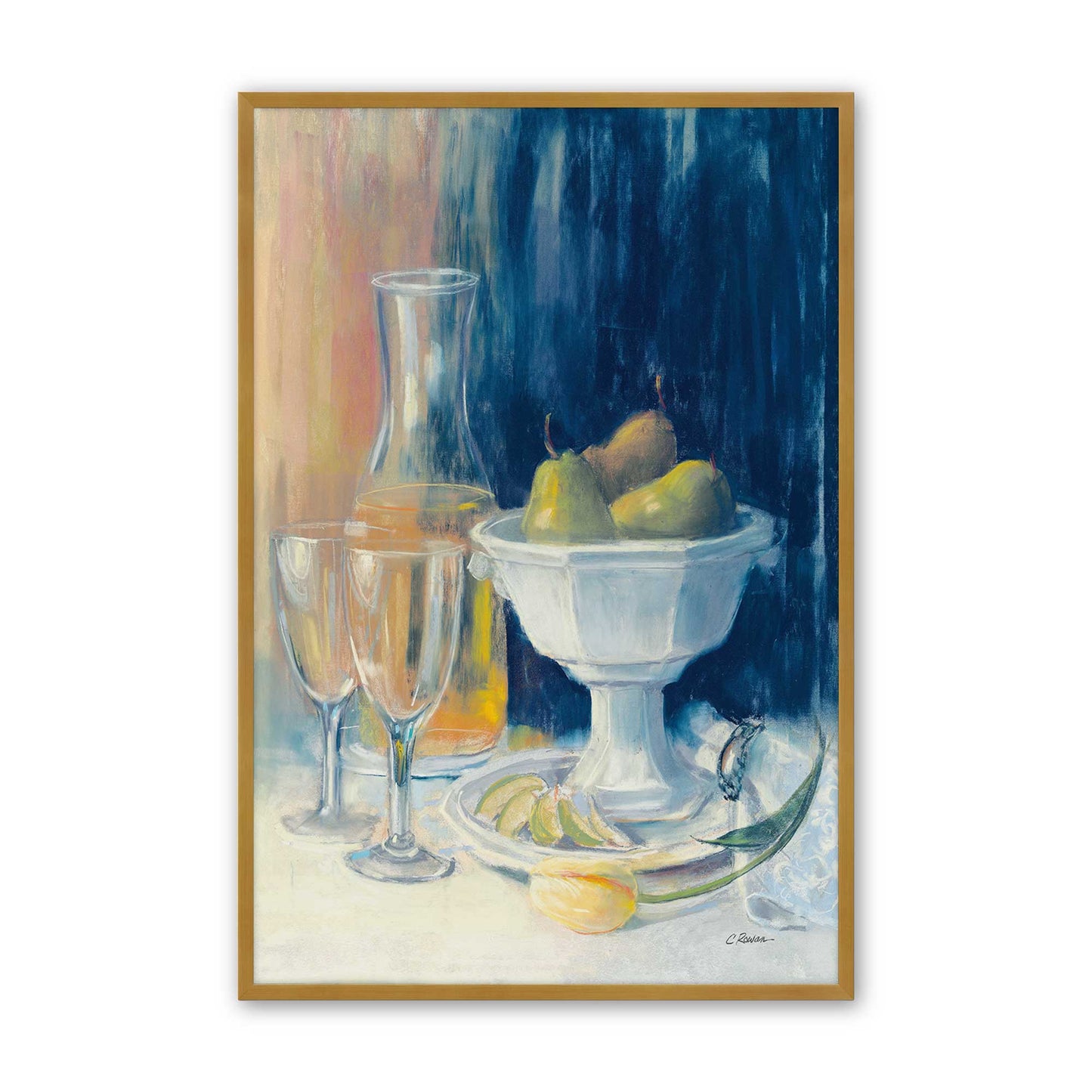[Color:Polished Gold], Picture of art in a Polished Gold frame