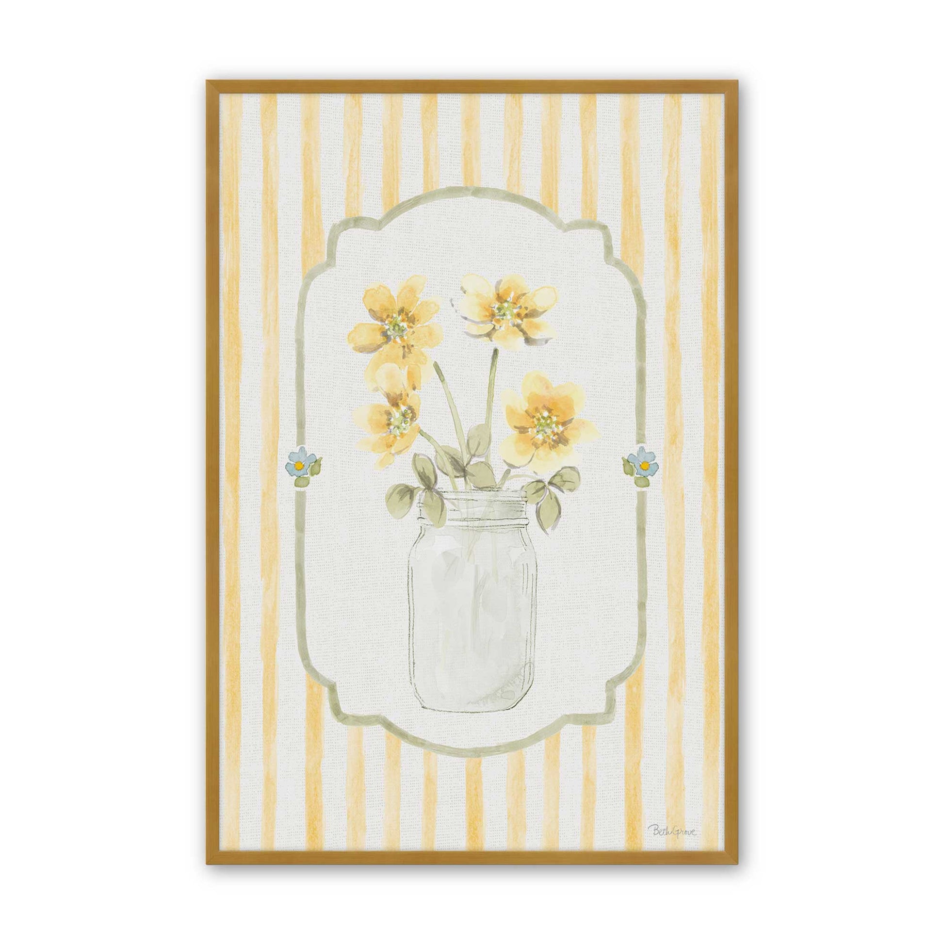 [Color:Polished Gold], Picture of art in a Polished Gold frame
