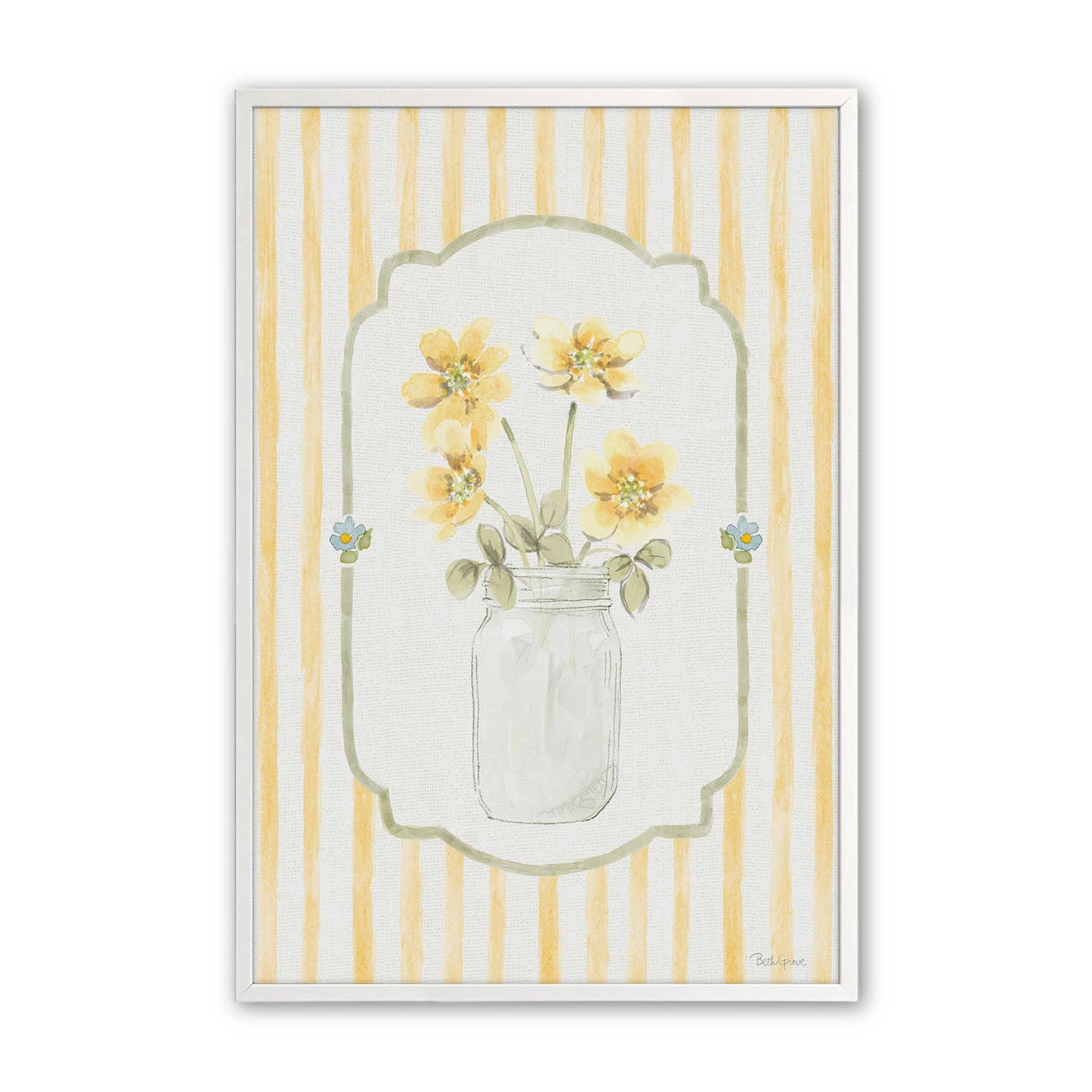 [Color:Opaque White], Picture of art in a Opaque White frame