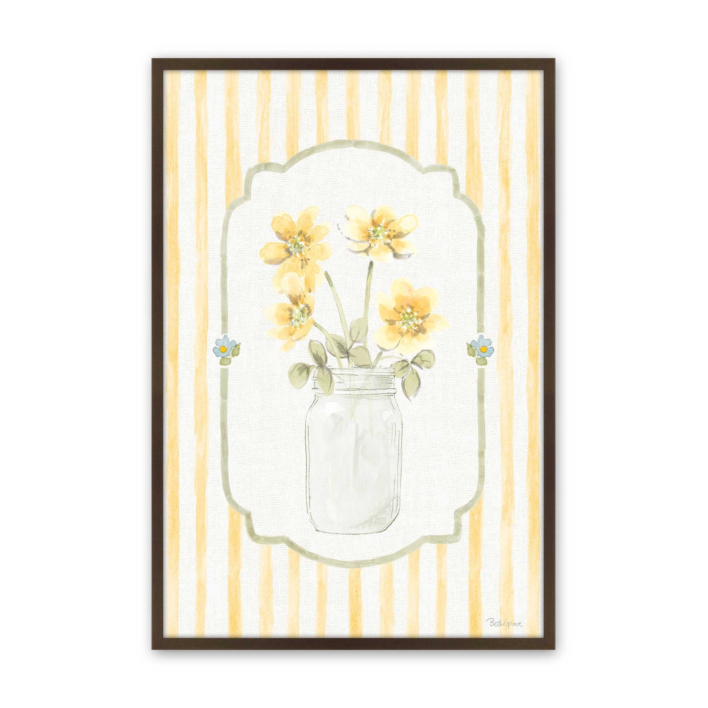 [Color:Belvinder Brown], Picture of art in a Belvinder Brown frame