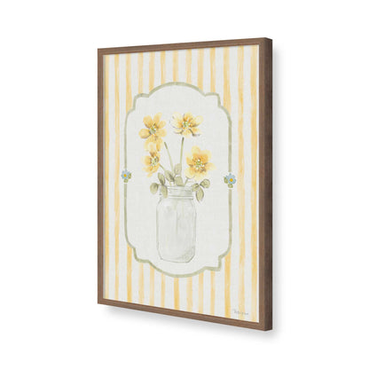 [Color:Walnut], Picture of art in a Walnut frame of the corner